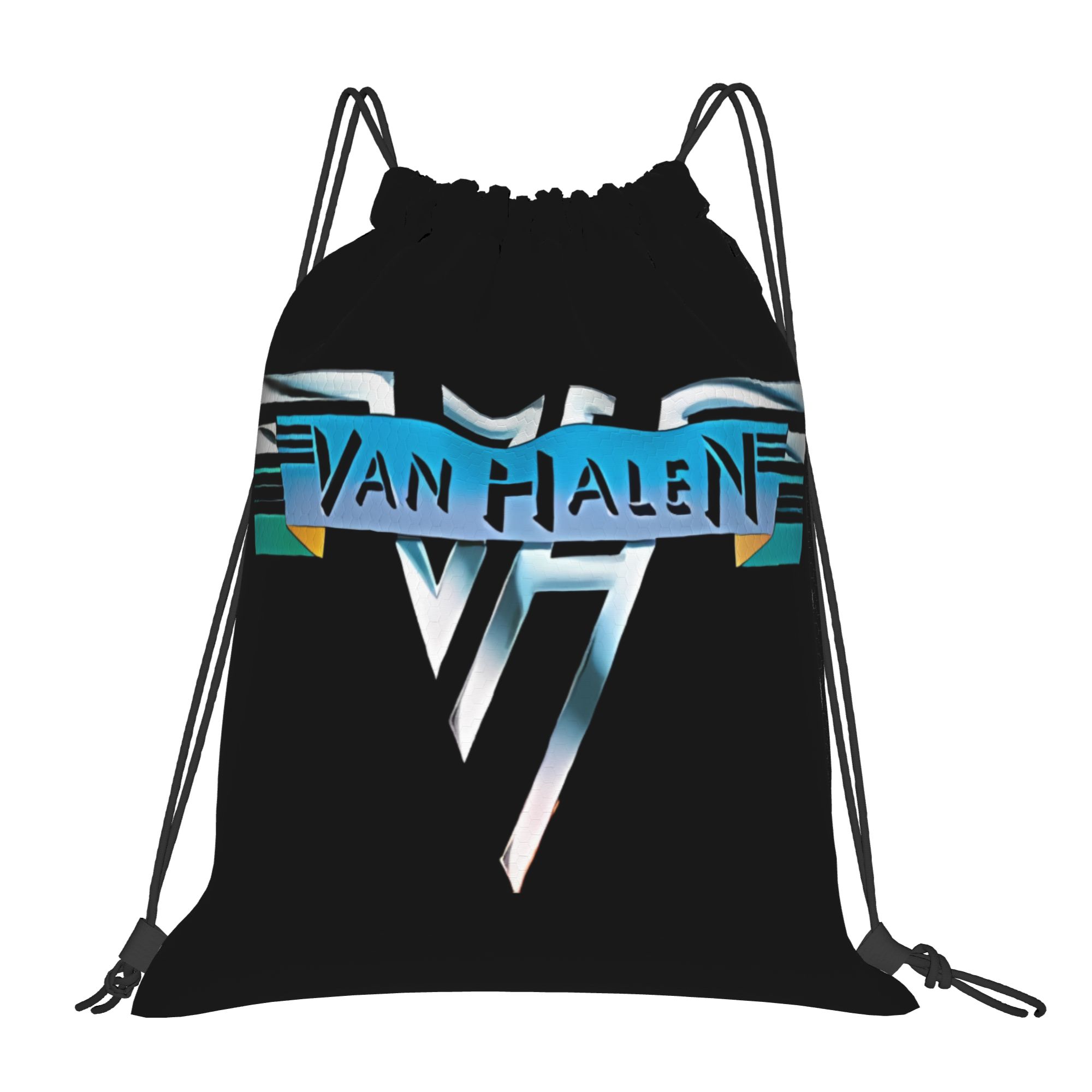 Drawstring Gym Bag - 80’S Music 90'S Band Van Halen