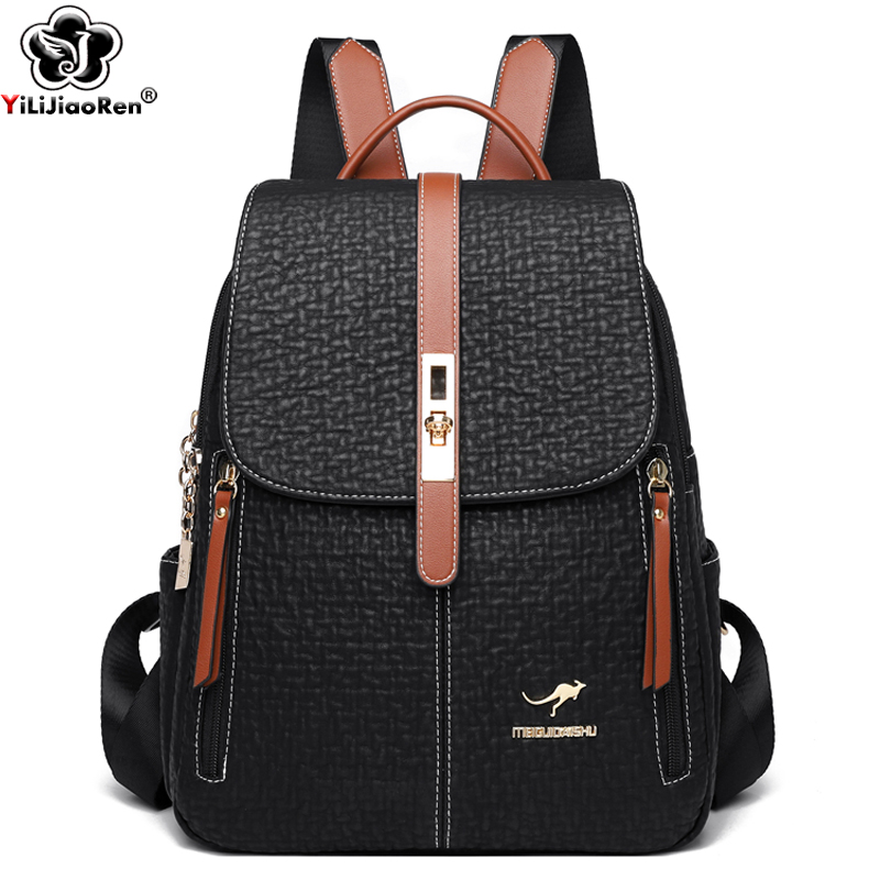 Fashion Backpacks Female High  - Travel Backpack Anti Theft 评论和价格