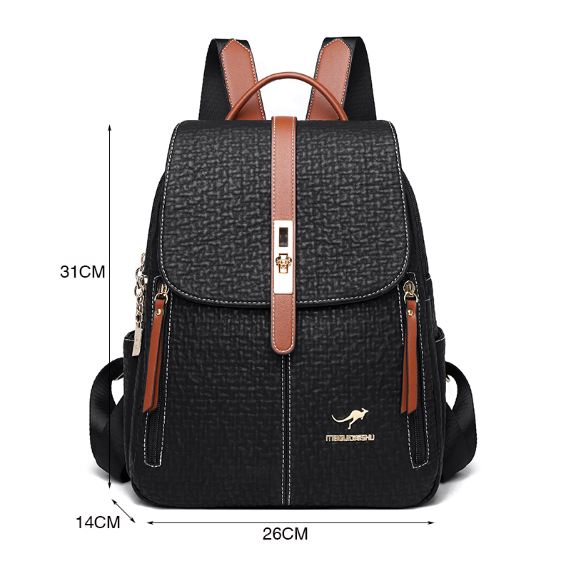 Fashion Backpacks Female High  - Travel Backpack Anti Theft 评论和价格