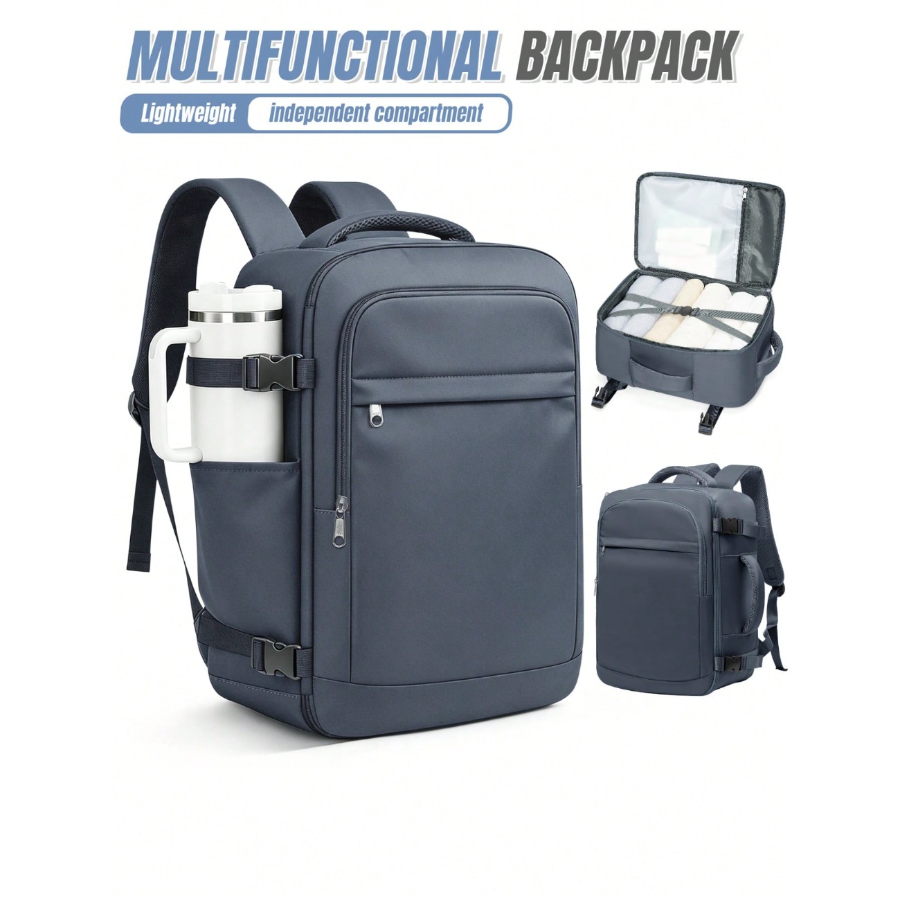 Lightweight Large Capacity Tra - Laptop Backpack 15.6 评论和价格