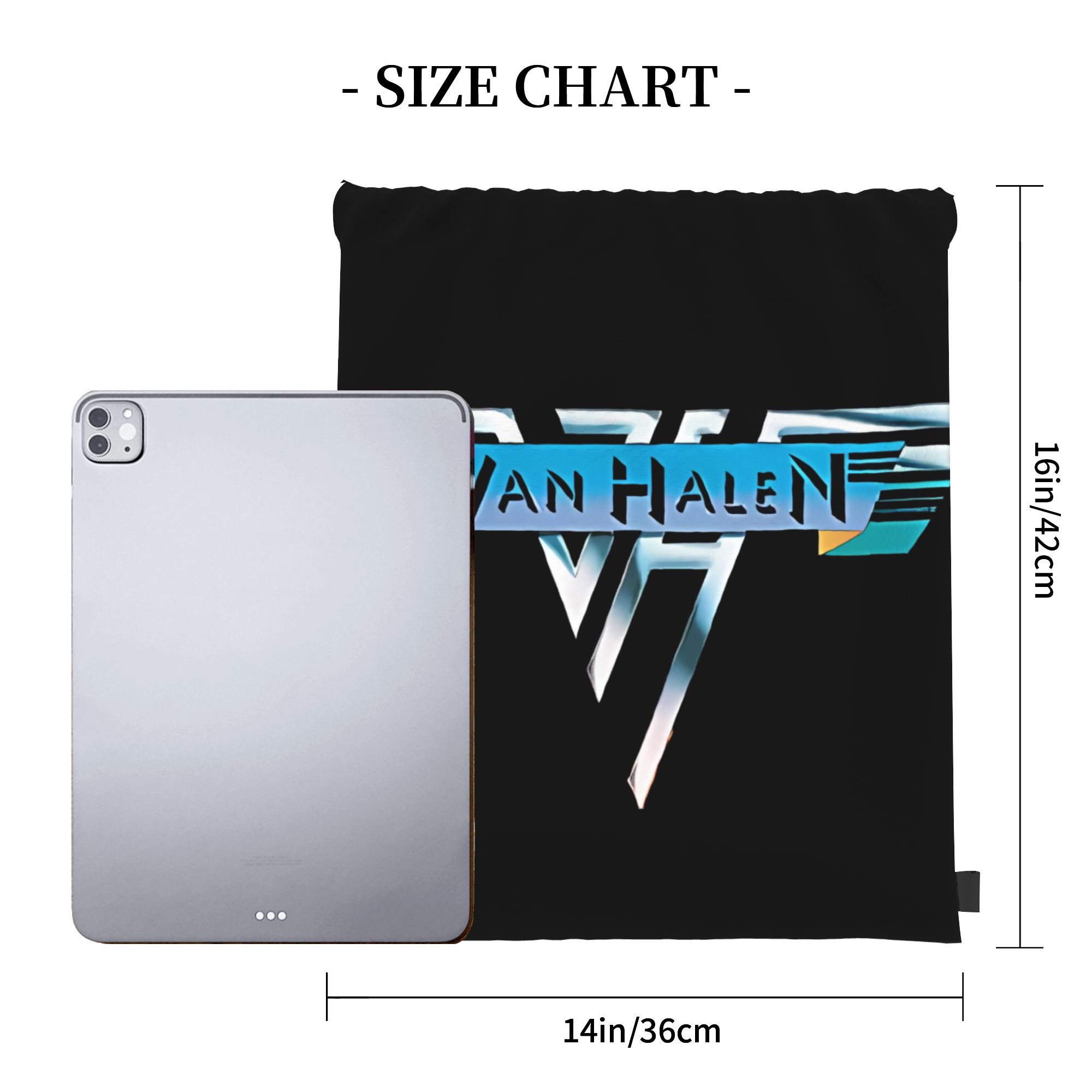 80’S Music 90'S Band Van Halen - Drawstring Gym Bag 评论和价格