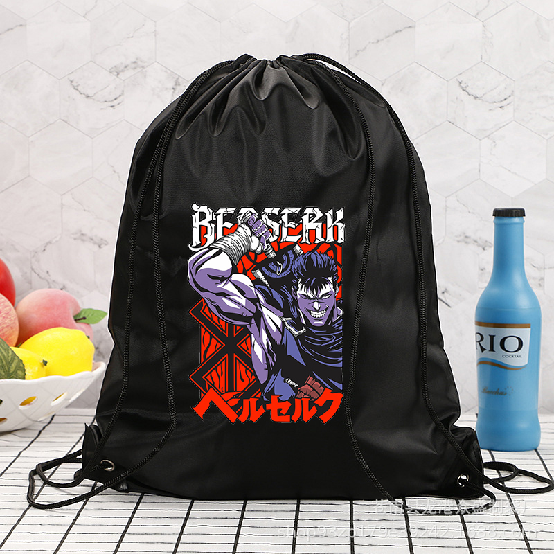 Japanese Anime Berserk Drawstr - Drawstring Gym Bag 评论和价格