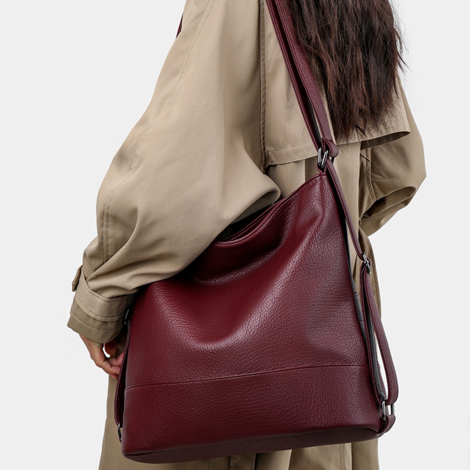 Top Quality Leather Backpack W - Leather Backpack Vintage 评论和价格
